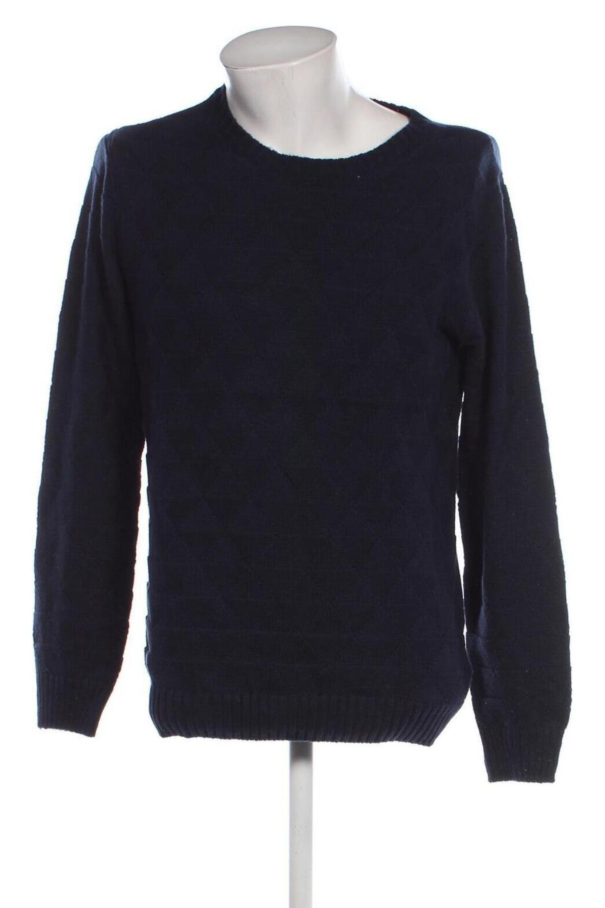 Herrenpullover Jean Pascale, Größe M, Farbe Blau, Preis 24,99 €