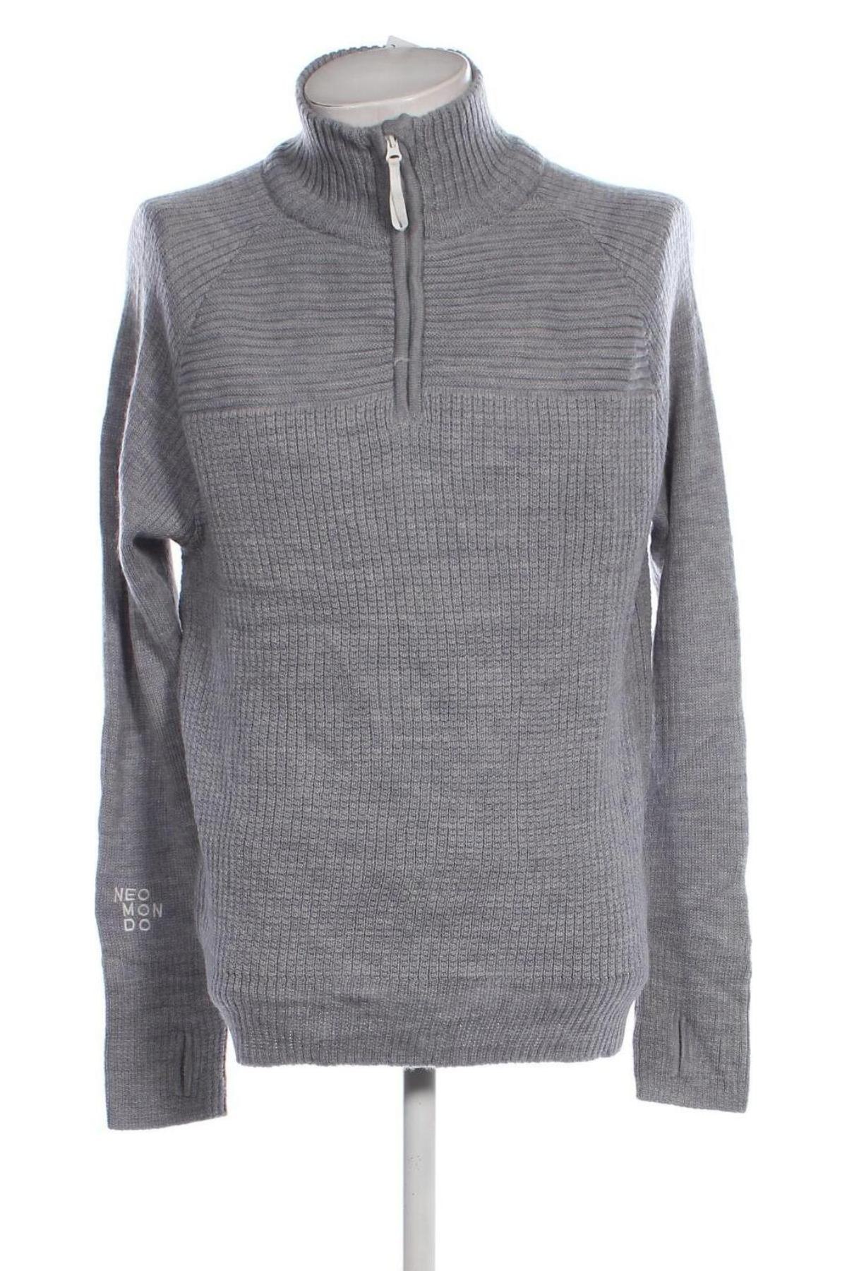 Herrenpullover Neomondo, Größe L, Farbe Grau, Preis € 22,49