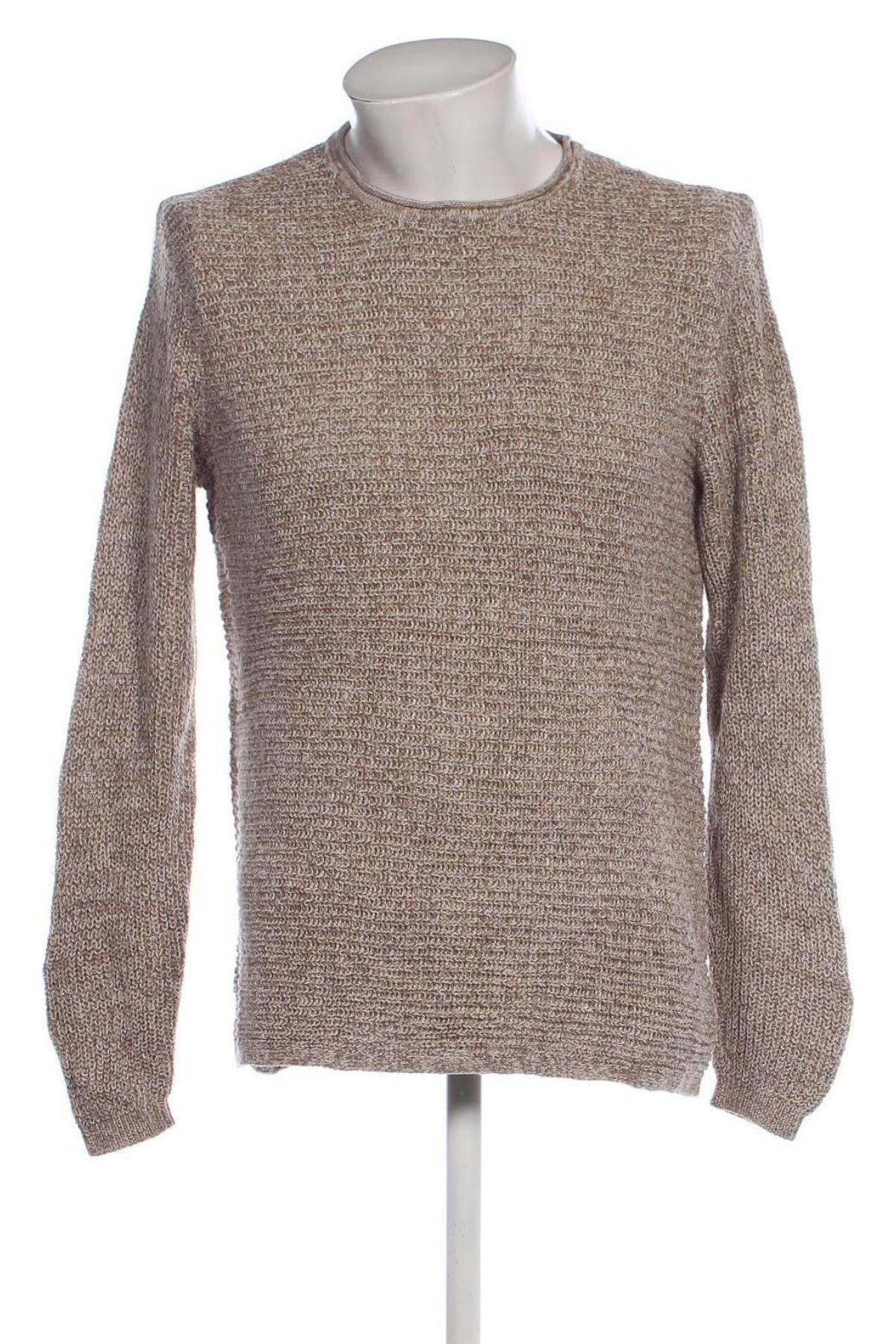 Herrenpullover Produkt by Jack & Jones, Größe L, Farbe Beige, Preis € 23,99