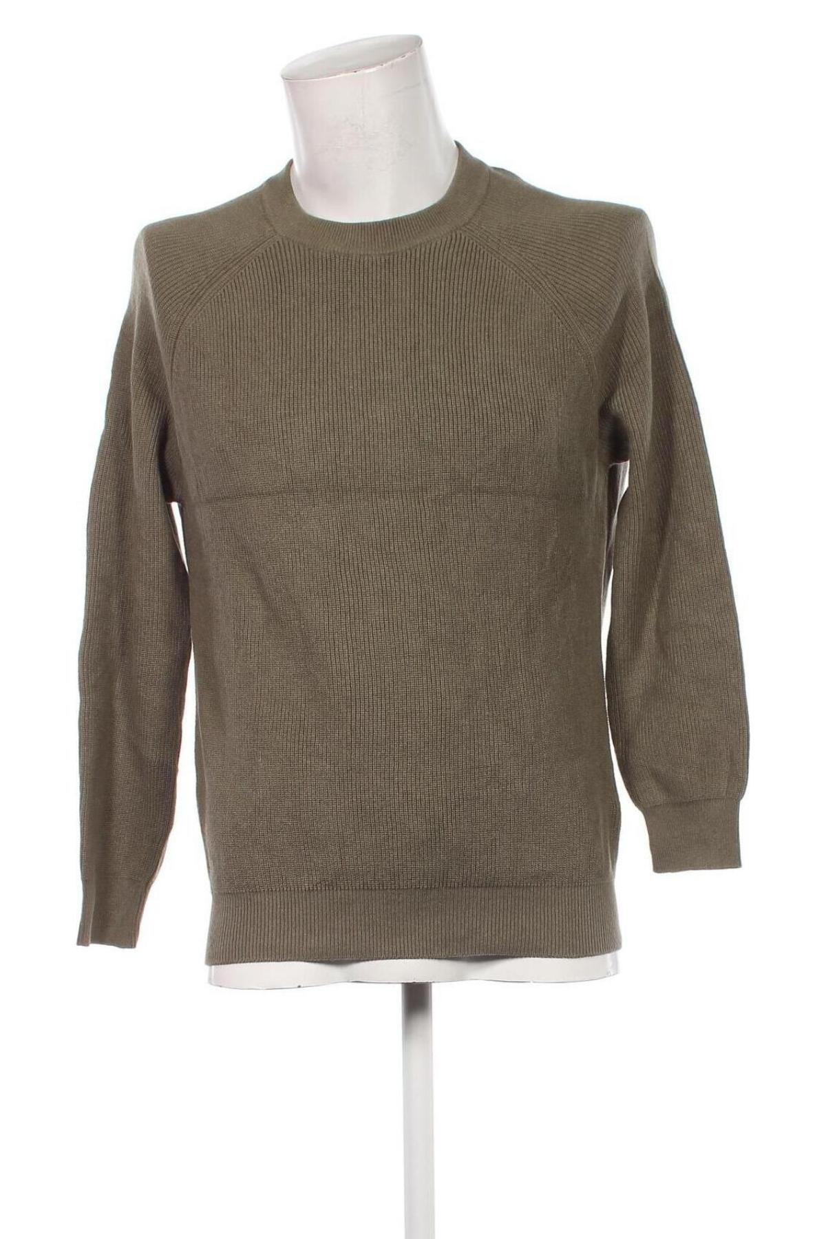 Herrenpullover Zara, Größe M, Farbe Grün, Preis 22,49 €