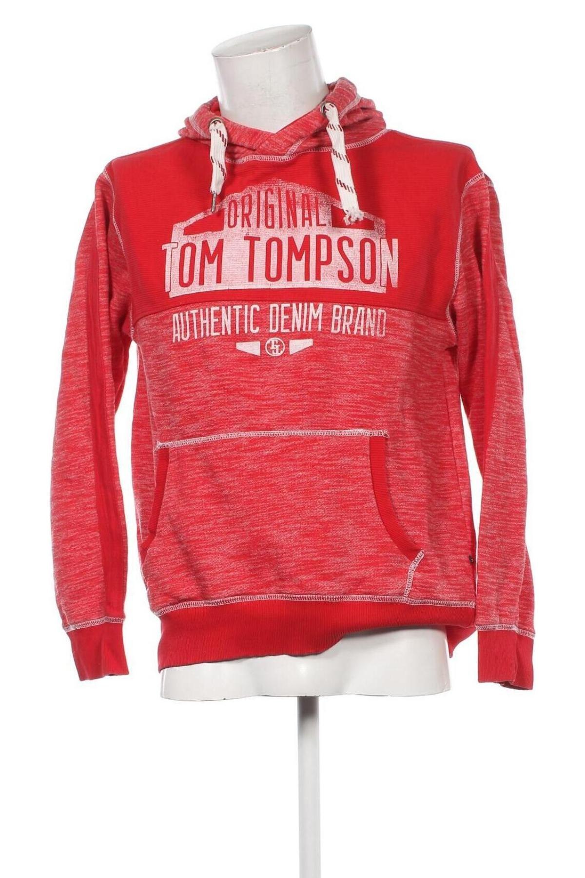 Herren Sweatshirt Tom Tompson, Größe L, Farbe Rot, Preis € 19,49