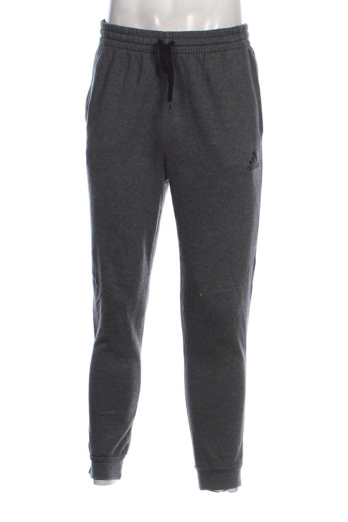 Herren Sporthose Adidas, Größe M, Farbe Grau, Preis 32,49 €