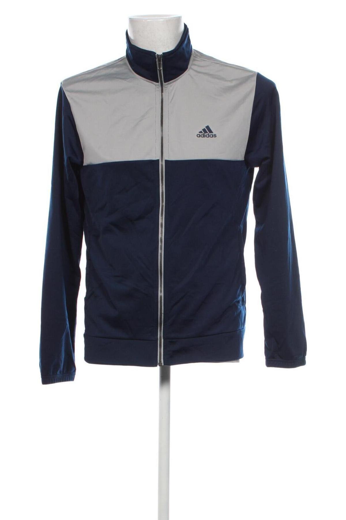 Ανδρική αθλητική ζακέτα Adidas, Μέγεθος XL, Χρώμα Μπλέ, Τιμή 29,99 €