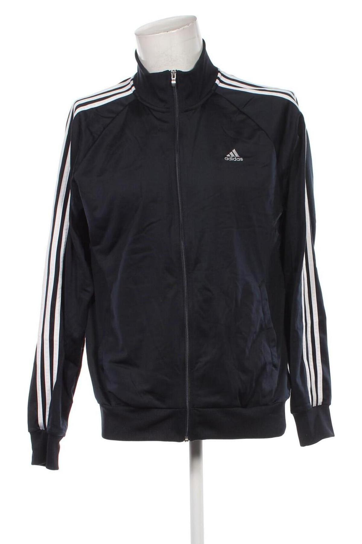 Herren Sportoberteil Adidas, Größe L, Farbe Blau, Preis 30,99 €