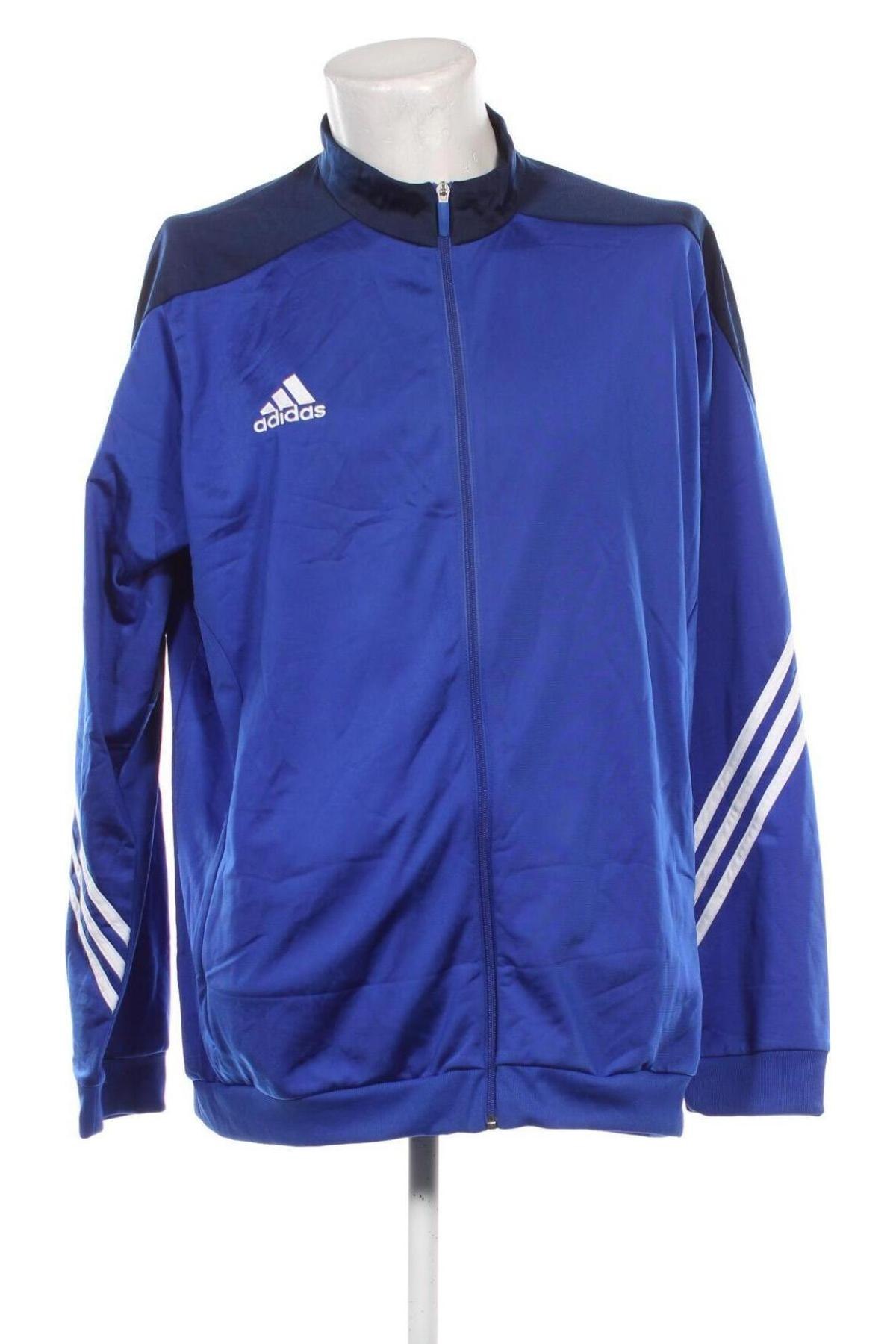 Bluză trening de bărbați Adidas, Mărime XXL, Culoare Albastru, Preț 157,99 Lei