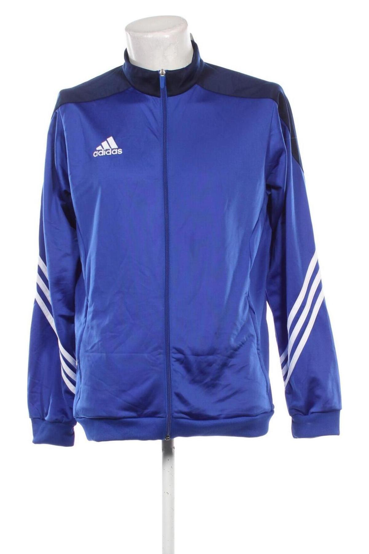 Męska bluza sportowa Adidas, Rozmiar L, Kolor Niebieski, Cena 153,99 zł