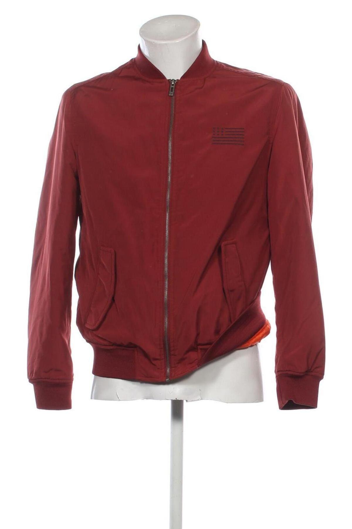 Herrenjacke Review, Größe M, Farbe Rot, Preis € 28,99