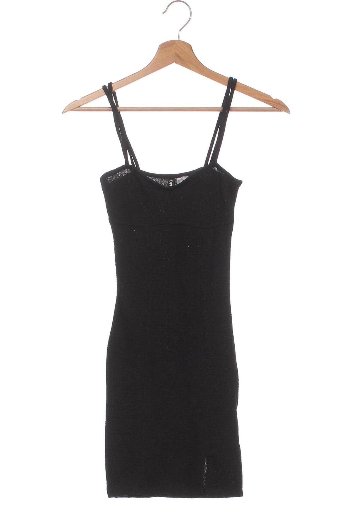 Kleid H&M Divided, Größe XXS, Farbe Schwarz, Preis 20,49 €