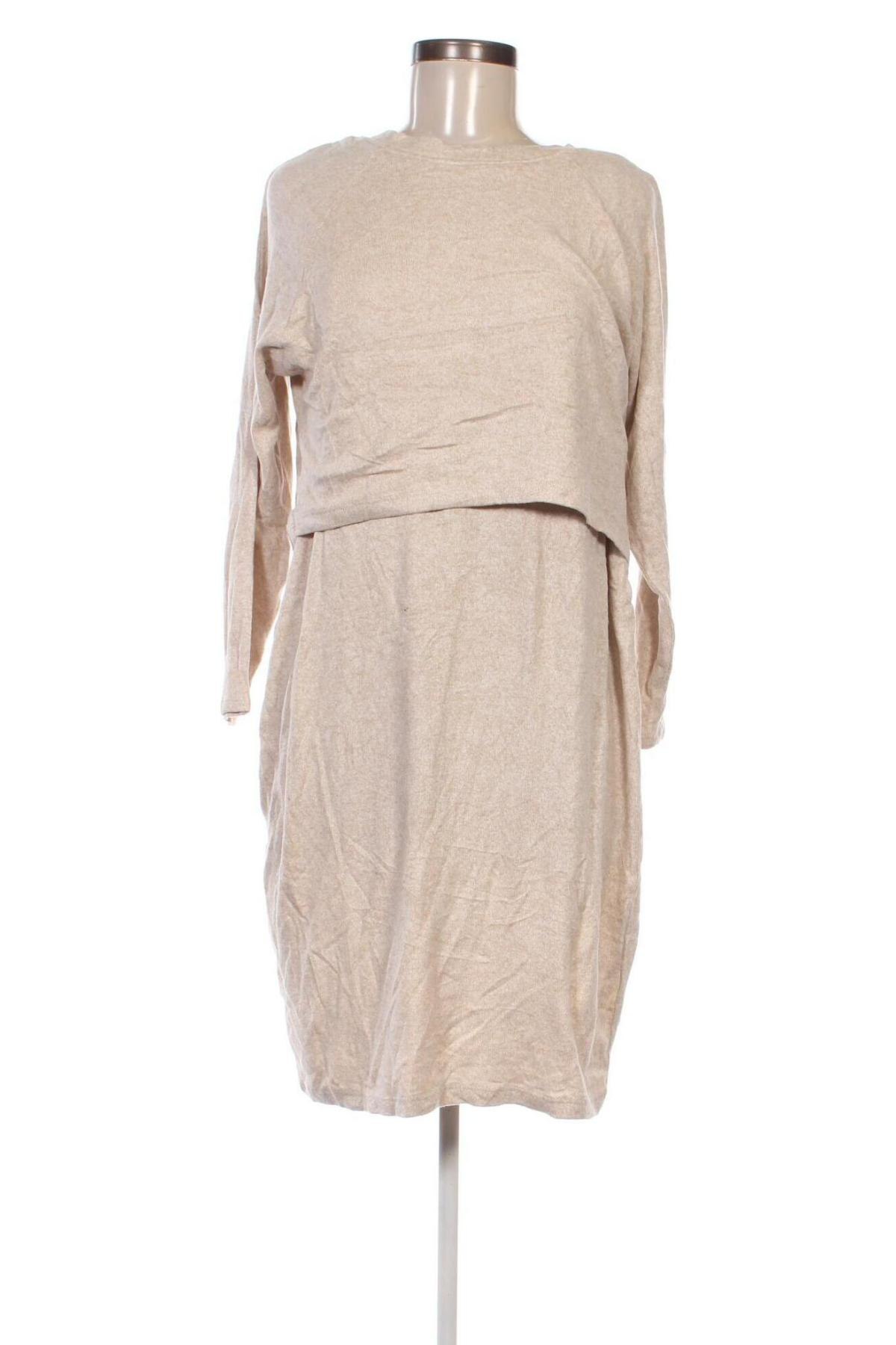 Kleid H&M Mama, Größe M, Farbe Beige, Preis € 10,49