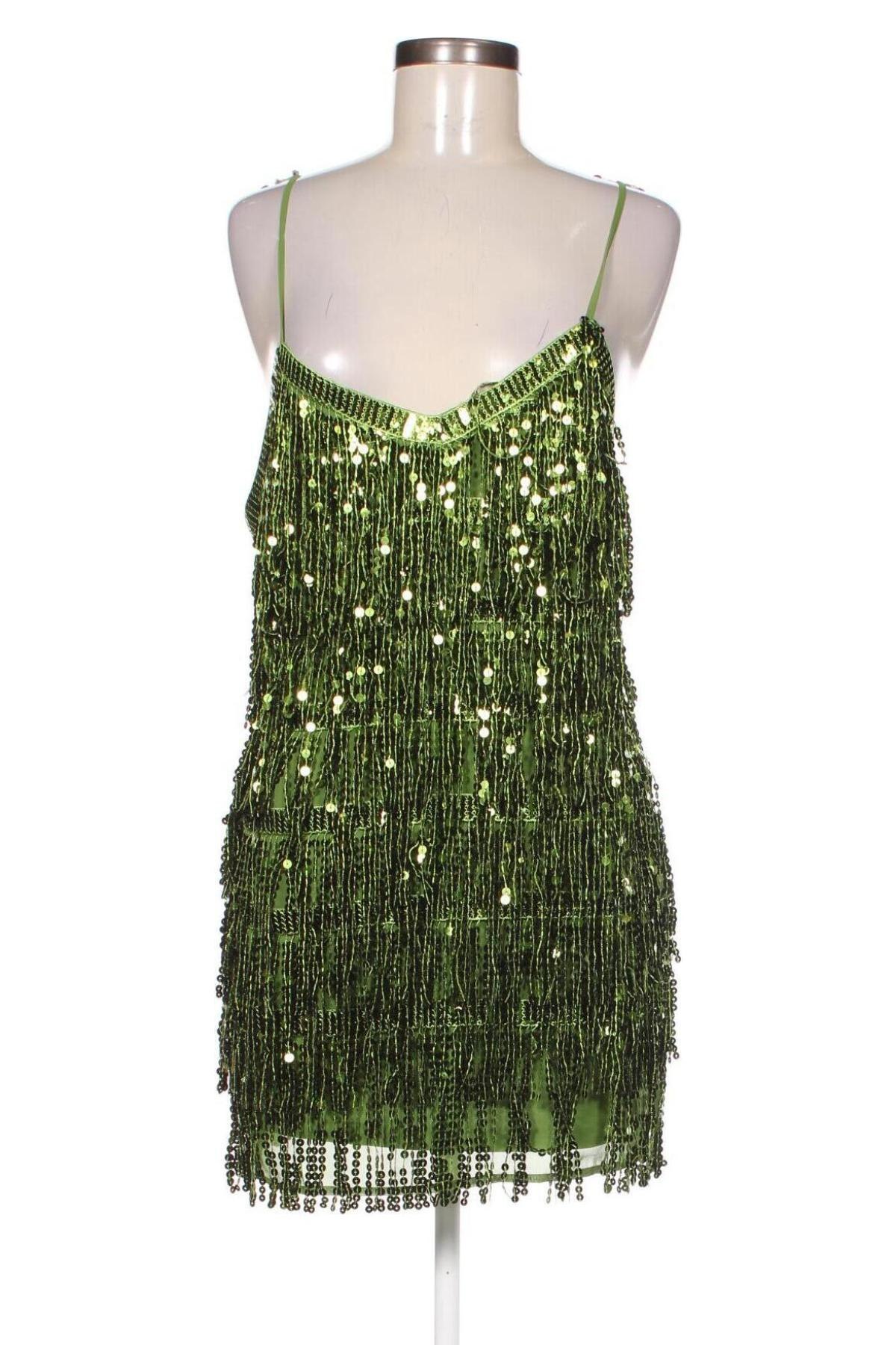 Rochie Pull&Bear, Mărime M, Culoare Verde, Preț 117,00 Lei