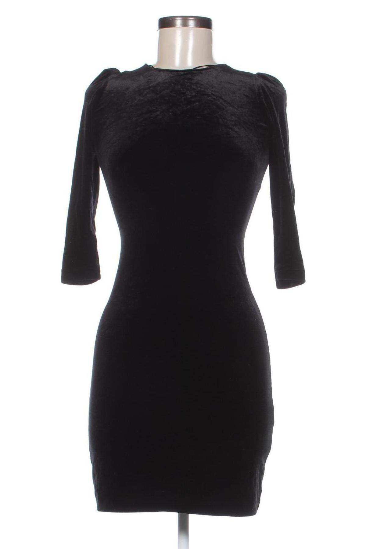 Kleid Zara, Größe XS, Farbe Schwarz, Preis 18,99 €