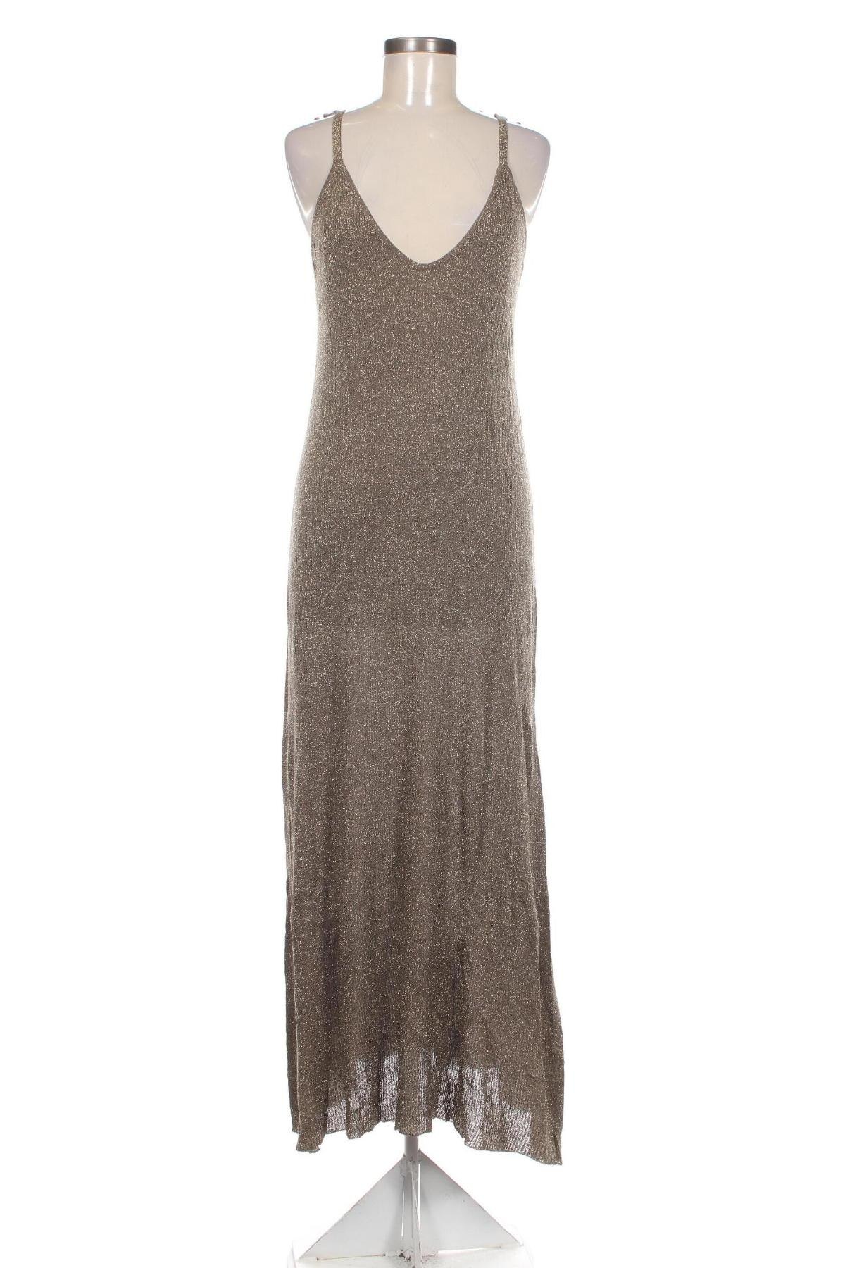 Kleid Zara, Größe L, Farbe Braun, Preis 23,99 €