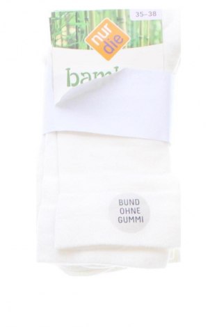 Чорапи Nur Die, Размер S, Цвят Бял, Цена 12,99 лв.