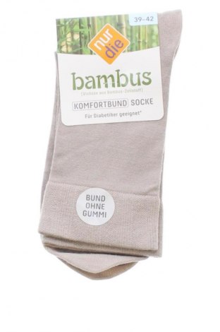 Socken Nur Die, Größe M, Farbe Beige, Preis 7,99 €