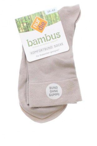 Socken Nur Die, Größe M, Farbe Beige, Preis 7,99 €