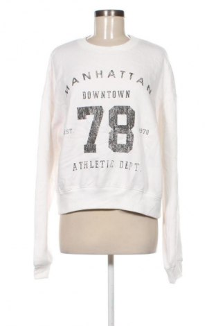 Damen Shirt Bershka, Größe L, Farbe Weiß, Preis 6,99 €