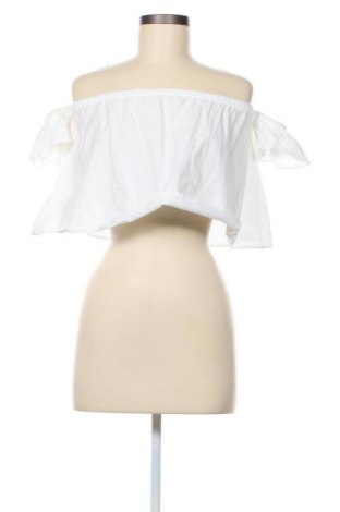 Bluză de femei Bershka, Mărime XS, Culoare Alb, Preț 50,37 Lei