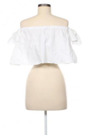 Bluză de femei Bershka, Mărime XS, Culoare Alb, Preț 50,37 Lei
