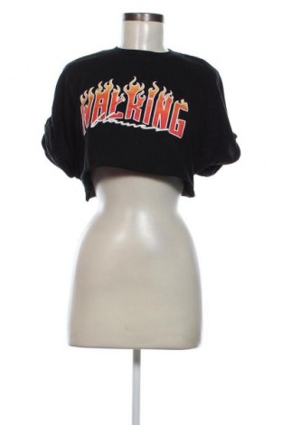 Дамска блуза Bershka, Размер S, Цвят Черен, Цена 19,00 лв.