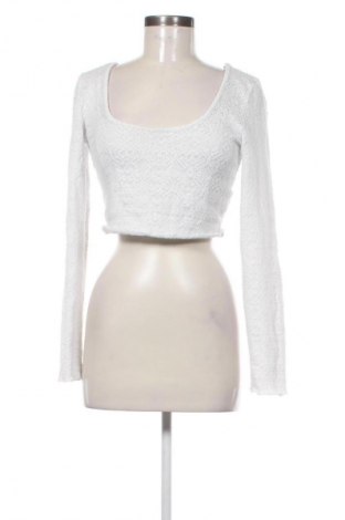 Γυναικεία μπλούζα Bershka, Μέγεθος L, Χρώμα Λευκό, Τιμή 8,99 €