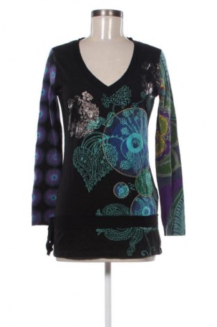 Дамска блуза Desigual, Размер L, Цвят Многоцветен, Цена 47,88 лв.