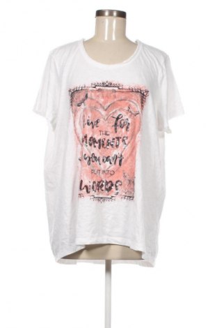 Damen Shirt Gina Benotti, Größe XXL, Farbe Weiß, Preis € 14,99
