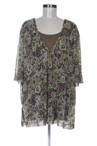 Γυναικεία μπλούζα Grandiosa, Μέγεθος 4XL, Χρώμα Πολύχρωμο, Τιμή 9,99 €