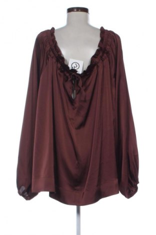 Bluzka damska H&M, Rozmiar 3XL, Kolor Brązowy, Cena 47,99 zł