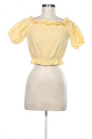 Дамска блуза H&M Divided, Размер XS, Цвят Жълт, Цена 19,00 лв.