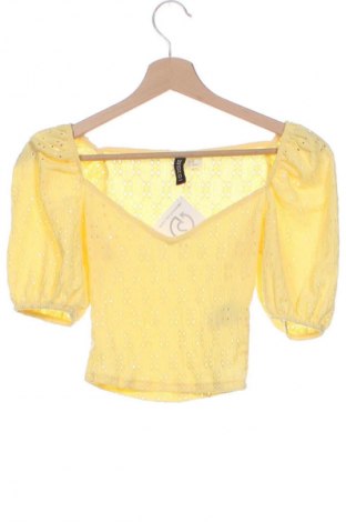 Bluzka damska H&M Divided, Rozmiar XS, Kolor Żółty, Cena 43,68 zł