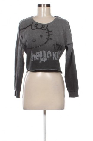 Γυναικεία μπλούζα Hello Kitty, Μέγεθος S, Χρώμα Γκρί, Τιμή 5,99 €