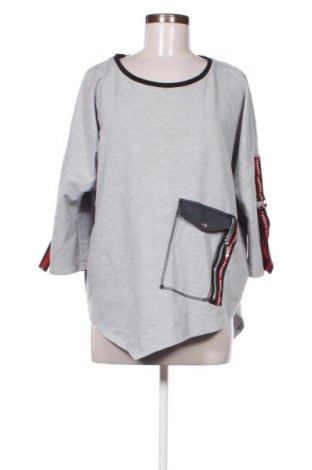 Γυναικεία μπλούζα Junona, Μέγεθος XL, Χρώμα Γκρί, Τιμή 17,39 €
