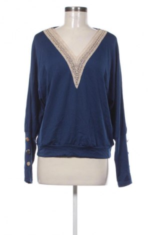 Дамска блуза SHEIN, Размер M, Цвят Син, Цена 7,99 лв.