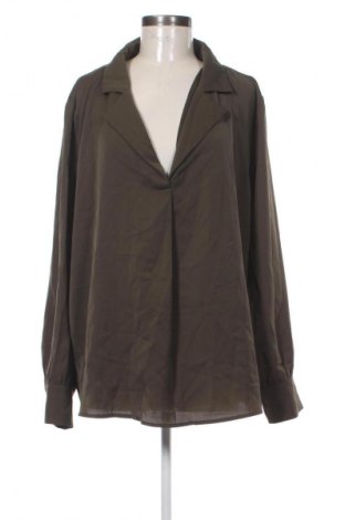 Bluză de femei SHEIN, Mărime 4XL, Culoare Verde, Preț 46,99 Lei
