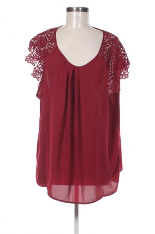 Damen Shirt SHEIN, Größe 3XL, Farbe Rot, Preis 10,99 €