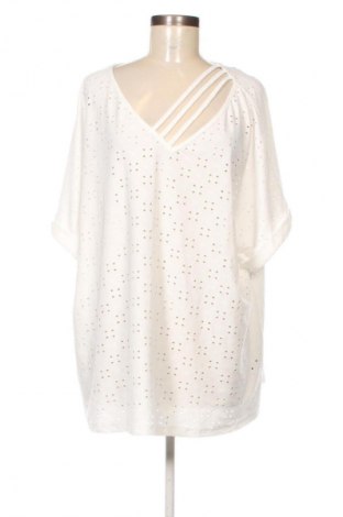 Damen Shirt SHEIN, Größe 4XL, Farbe Weiß, Preis 10,99 €