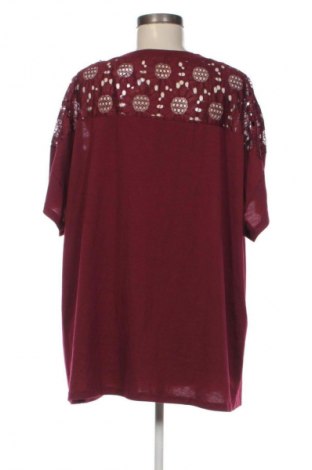 Γυναικεία μπλούζα SHEIN, Μέγεθος 4XL, Χρώμα Κόκκινο, Τιμή 9,99 €