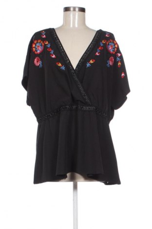 Дамска блуза SHEIN, Размер 3XL, Цвят Черен, Цена 19,55 лв.