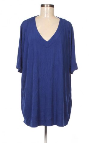 Γυναικεία μπλούζα Selection By Ulla Popken, Μέγεθος 4XL, Χρώμα Μπλέ, Τιμή 15,99 €