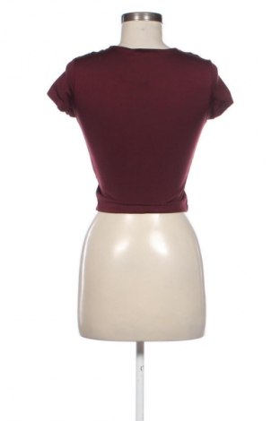 Дамска блуза Stradivarius, Размер M, Цвят Червен, Цена 19,55 лв.