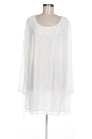 Bluzka damska Ulla Popken, Rozmiar 3XL, Kolor Biały, Cena 80,99 zł