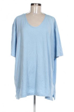 Damen Shirt Ulla Popken, Größe 4XL, Farbe Blau, Preis 22,99 €