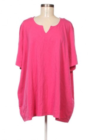 Bluzka damska Ulla Popken, Rozmiar 5XL, Kolor Różowy, Cena 105,99 zł
