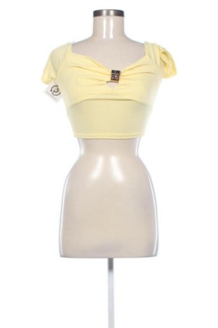 Дамска блуза Unbranded, Размер S, Цвят Жълт, Цена 19,00 лв.