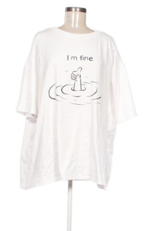 Bluzka damska Unbranded, Rozmiar 5XL, Kolor Biały, Cena 57,99 zł