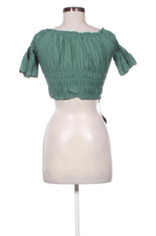 Дамска блуза Zaful, Размер XS, Цвят Зелен, Цена 31,00 лв.