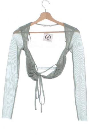 Damen Shirt Zara, Größe S, Farbe Grün, Preis € 14,00
