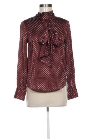 Дамска блуза Zara, Размер XS, Цвят Кафяв, Цена 16,99 лв.