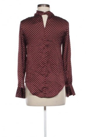 Дамска блуза Zara, Размер XS, Цвят Кафяв, Цена 16,99 лв.