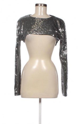 Bluză de femei Zara, Mărime M, Culoare Argintiu, Preț 50,99 Lei